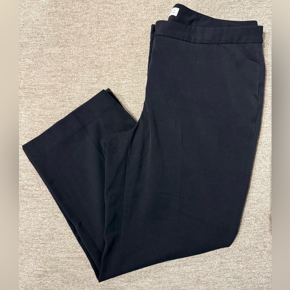 Classic Minimalist Black Slacks - Charter Club (Size 16WP)